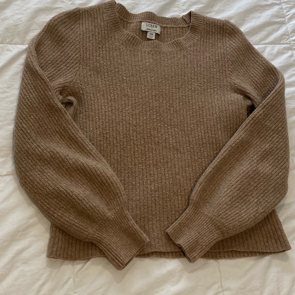J. Crew Sweaters - J. Crew Women's Ribbed Knit Sweater - Warm Brown